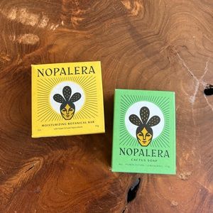 Nopalera moisturizing botanical bar and Nopalera soap